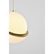 Canada 8 inch Gold Pendant Ceiling Light